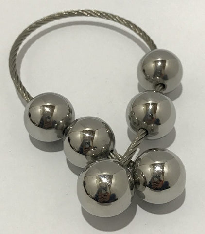 Hells Couture Metal Thai Beads Stick Premium Steel Anal Beads - Anal Beads and Balls