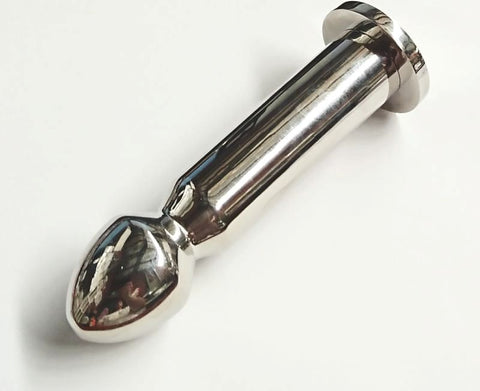 Hells Couture Missile Metal Butt Plug Premium Stainless Steel Anal Toy - Steel Sex Toys