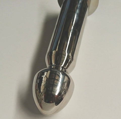 Hells Couture Missile Metal Butt Plug Premium Stainless Steel Anal Toy - Steel Sex Toys