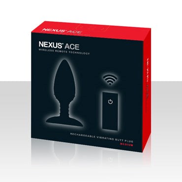 Nexus Sex Toys Ace Luxurious Rechargeable Anal Pleasure Plug Vibrator - - Anal Vibrators