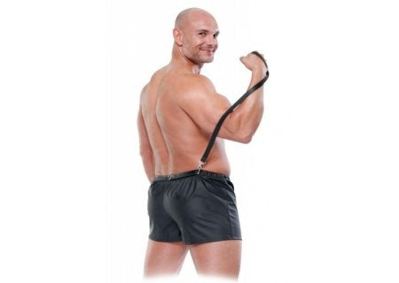 Pipedream Products Fetish Fantasy Obedience Mens Boxer with Lead Control - Mens Briefs And Boxers