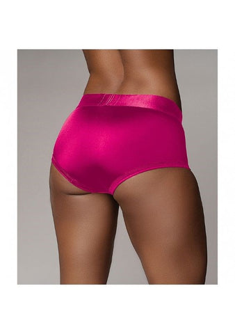 Shots Toys Ouch! Pleasure Enhancing Vibrating Strap On Brief Pink Vibrator - Strap On Sextoys