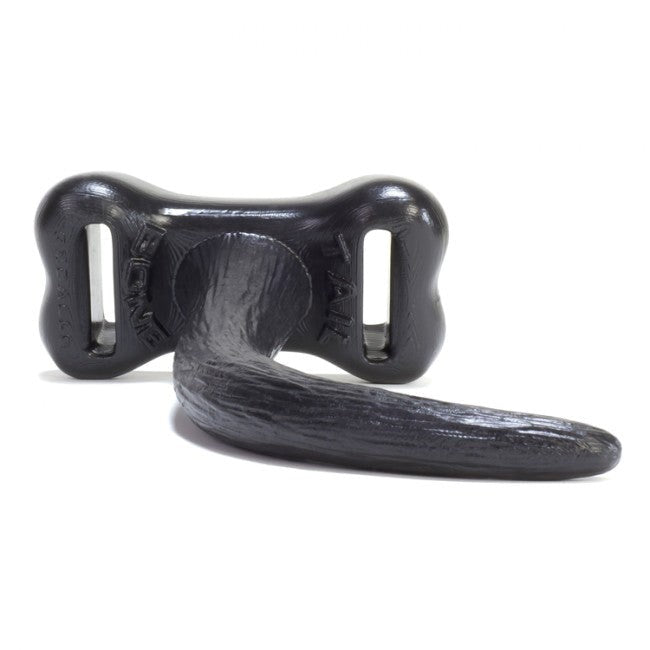 Oxballs Tailbone Slider Strap Pup Tail Premium Silicone Costume Accessory - - Strap On Sextoys
