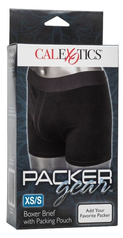 California Exotics Packer Gear Boxer Brief with Packing Pouch - Strap On Sextoys