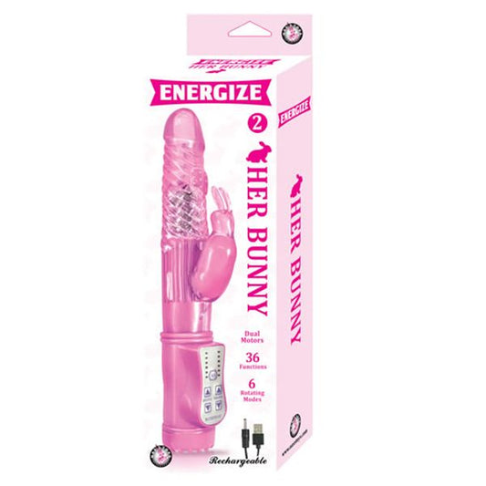 ENERGIZE Her Bunny 2 - Rotating and Vibrating Functions - - Rabbit Vibrators