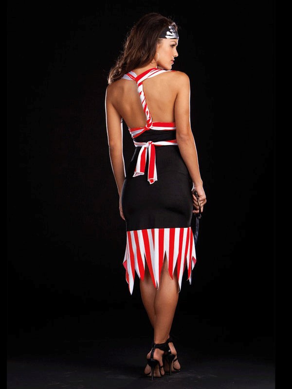 Dream Girl Lingerie Pleasure Pirate Costume for Role Play Adventures - Fancy Dress Ups