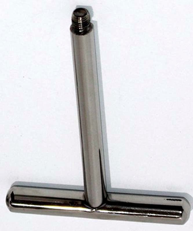 Hell's Couture Intimate Pleasure T-Bar - Customize Your Experience - - Steel Sex Toys