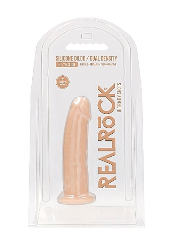 Shots Toys Realrock Ultra Silicone Dildo Flesh Dual Density Technology - - Realistic Dildos