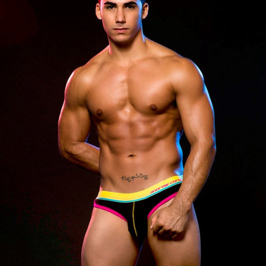 Andrew Christian Retro Pop Brief with Snuggle Pocket Technology - - Jocks and G-Strings