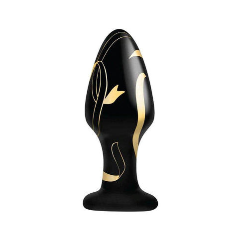 Xgen Products Secret Kisses Handblown Wide Glass Plug Premium Borosilicate - Butt Plugs
