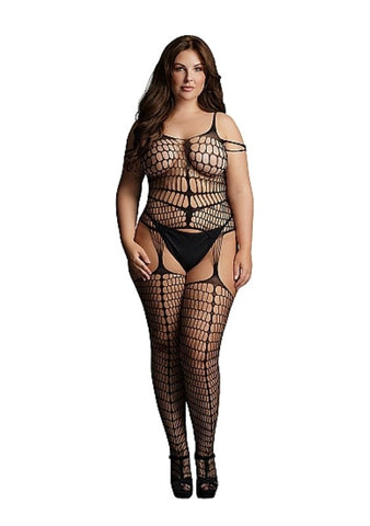 Shots Toys Shredded Suspender Bodystocking Seductive Shredded Design - Body Stockings