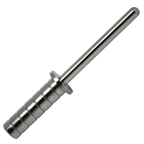 Hells Couture Smooth Vagina & Anal Probe Steel Stainless Steel Design - Anal Dildos