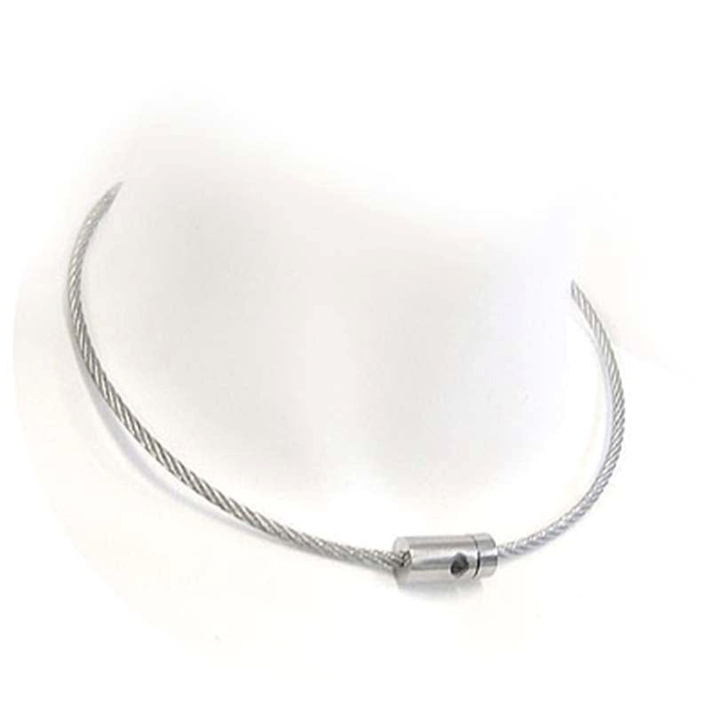 Steel Wire Lockable Slave Collar - - Collars and Leads