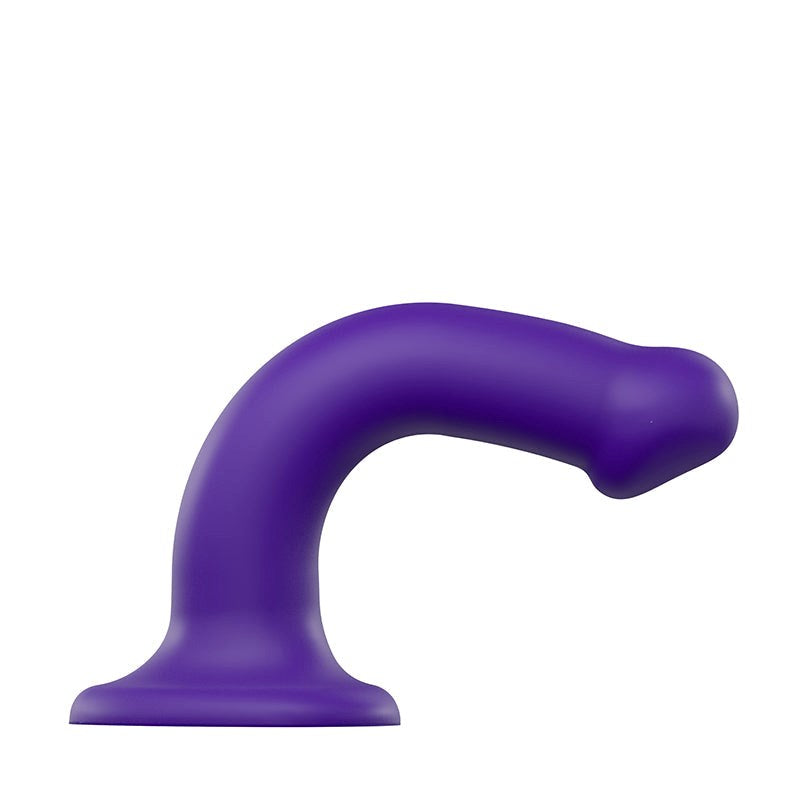 strap on me Dual Density Dildo Purple Bendable Harness Compatible - - Non-Realistic Dildos
