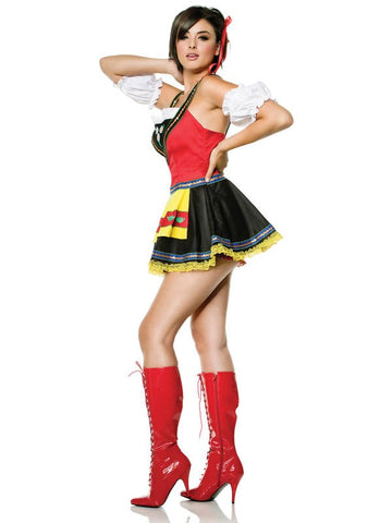 Seven til Midnight Swedish Sweetie Costume Alpine Fantasy Roleplay Outfit - Fancy Dress Ups