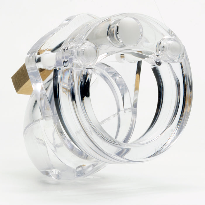 CB Mini Me Clear - Male Chastity Cock Cage Kit - - Male Chastity