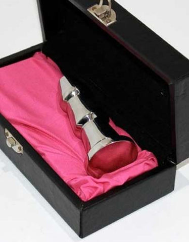 Hells Couture Tiered Steel Stimulator Butt Plug Medical Grade Steel - Steel Sex Toys