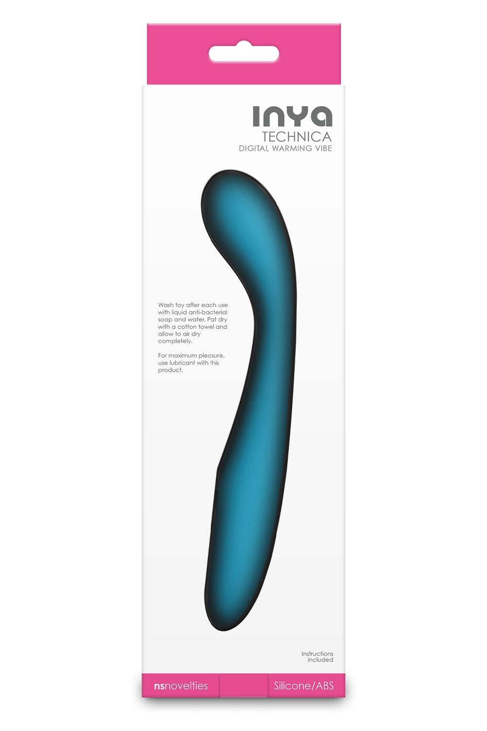 NS Novelties INYA Technica USB Rechargeable Warming Vibrator - - G-Spot Vibrators