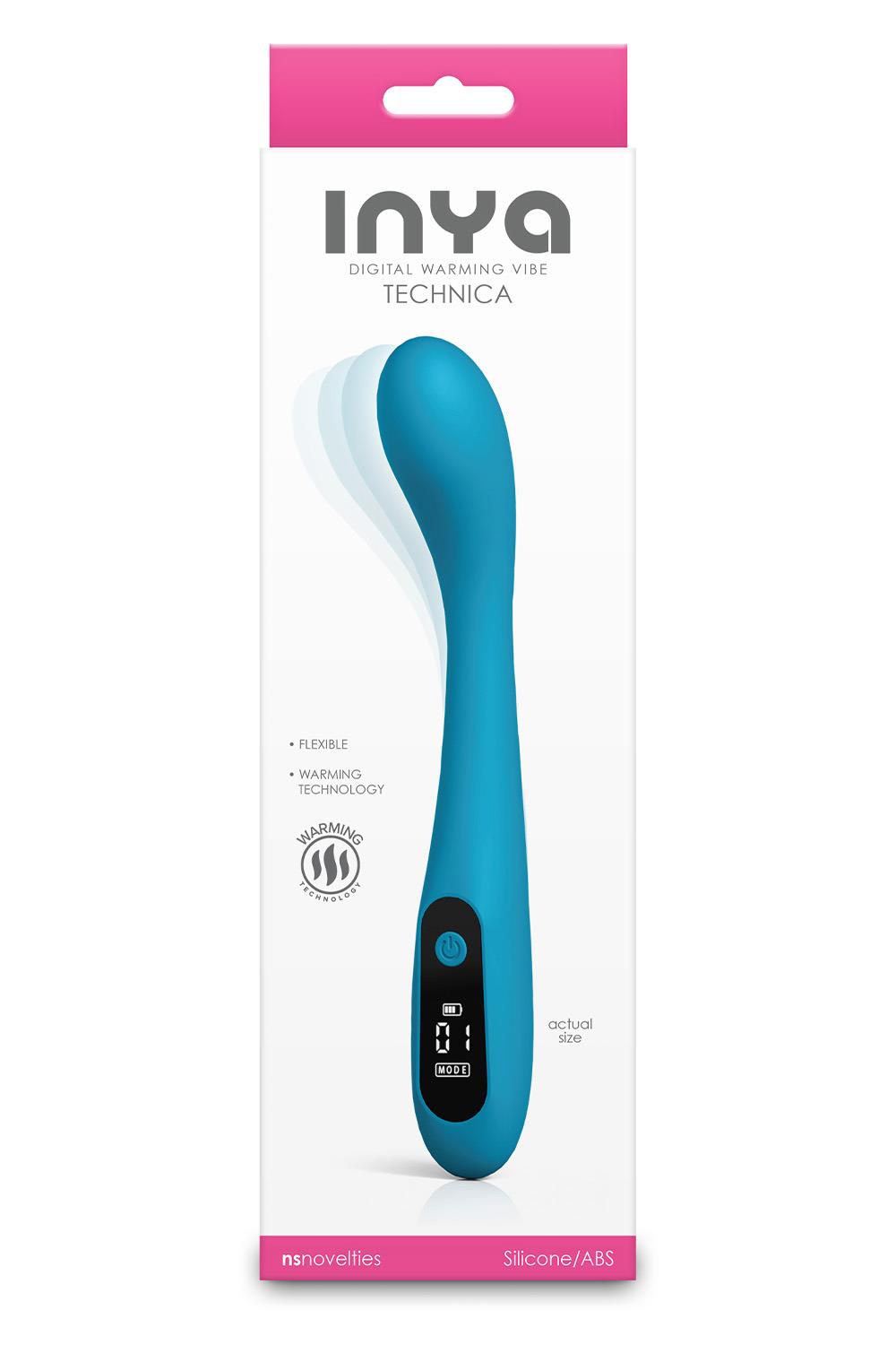 NS Novelties INYA Technica USB Rechargeable Warming Vibrator - - G-Spot Vibrators