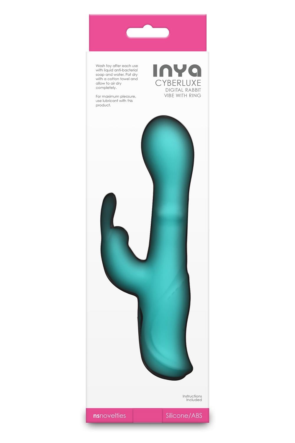 NS Novelties INYA Cyberluxe Rechargeable Rabbit Vibrator - - Rabbit Vibrators