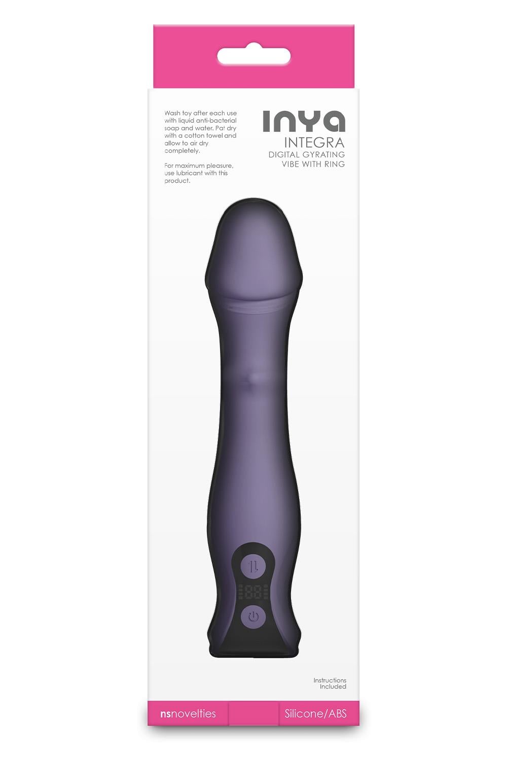 NS Novelties INYA Integra USB Rechargeable Silicone Vibrator - - G-Spot Vibrators