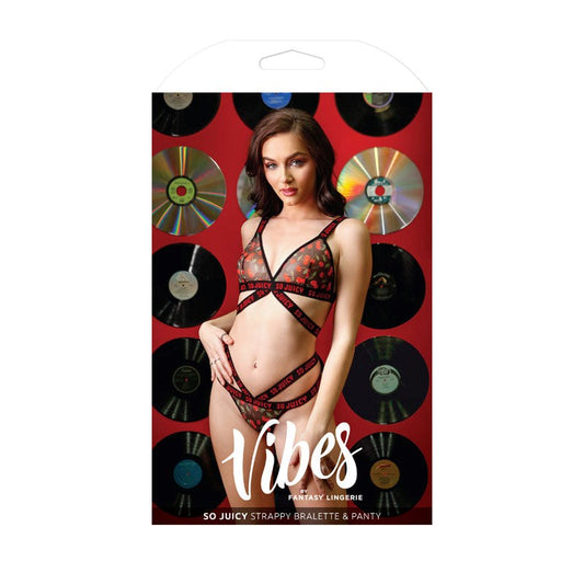 Fantasy Lingerie Vibes So Juicy Bralette & Panty Set Elevate Your Style - - Bras and Bra Sets