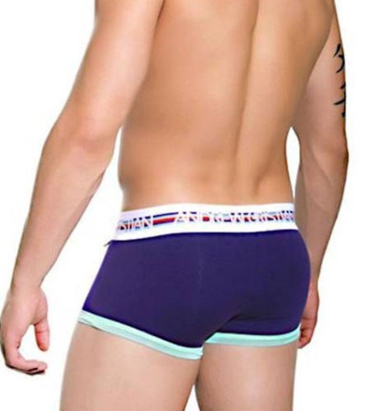 Andrew Christian Vivid Fuse Boxer w/ Show It Purple with Frontal Enhancement - - Mens Briefs And Boxers