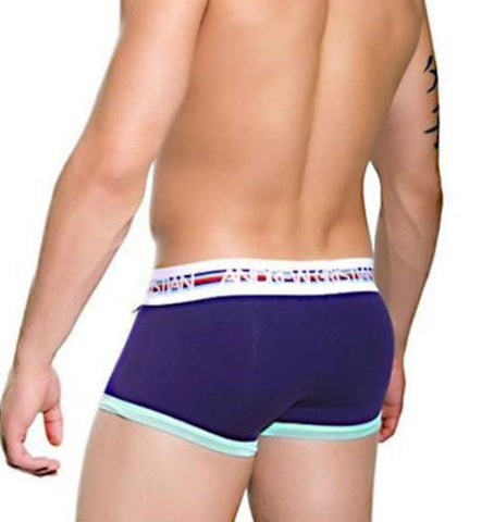 Andrew Christian Vivid Fuse Boxer w/ Show It Purple with Frontal Enhancement - Mens Briefs And Boxers