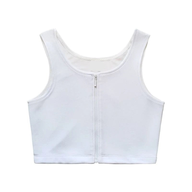BDStyle Lightweight Gender Affirming Chest Binder with Full Zip Closure - Bras and Bra Sets