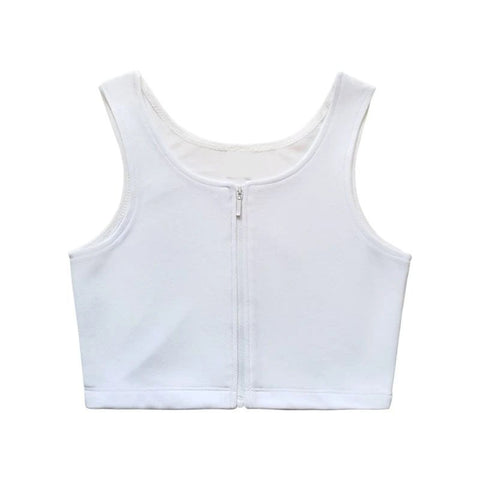 BDStyle Lightweight Gender Affirming Chest Binder with Full Zip Closure - Bras and Bra Sets