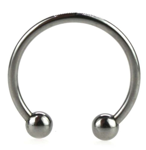 BDStyle Silver Pressure Point Beaded Glans Ring Frenulum Stimulation - Cock Rings