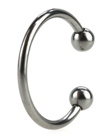 BDStyle Silver Pressure Point Beaded Glans Ring Frenulum Stimulation - Cock Rings