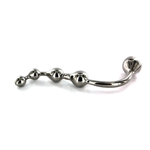 Hells Couture Stainless Steel Twisted Dildo with Spiral Design - Anal Dildos