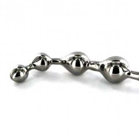 Hells Couture Stainless Steel Twisted Dildo with Spiral Design - Anal Dildos