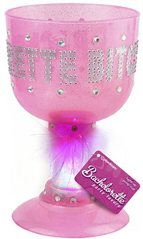 Pipedream Products Light Up Pimp Cup with Flashing LEDs and Glitter Finish - Bachelorette and Bucks