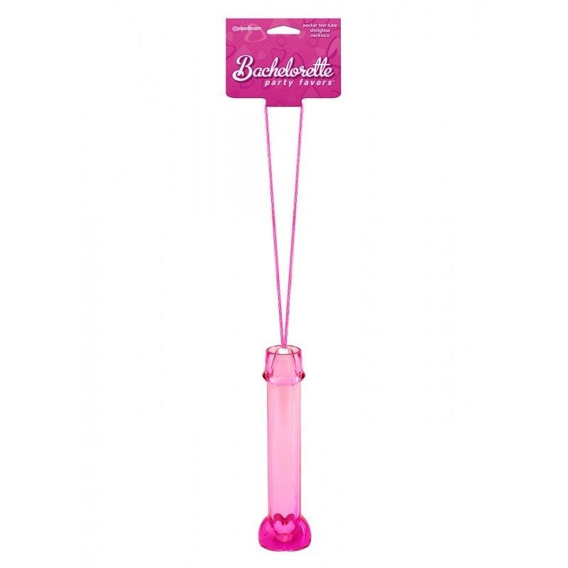Pipedream Bachelorette Party Favors Test Tube Necklace Hands Free Drink - Bachelorette and Bucks
