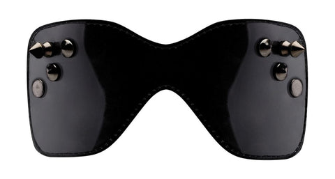 Shots Toys Bad Romance Stitching Eyemask with Metal Nails Blindfold - Masks And Blindfolds