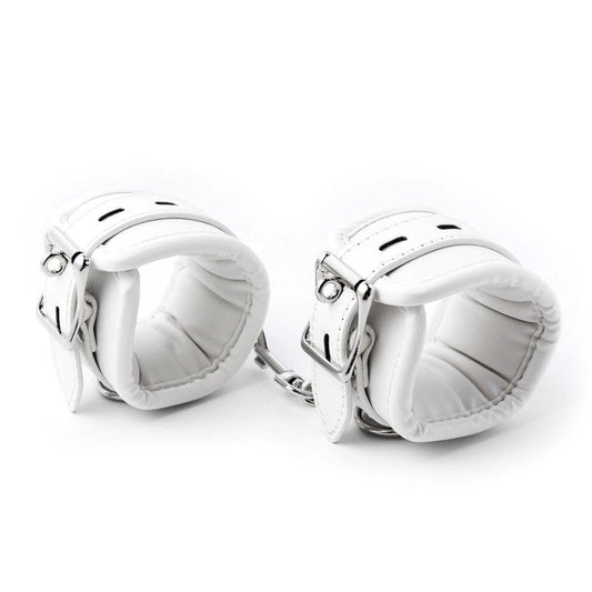 BANNED Soft Leather Elastic Sponge Cuffs - - Cuffs and Restraints
