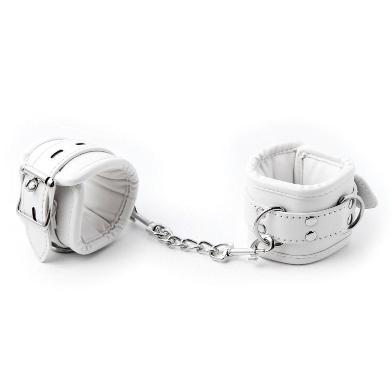 BANNED Soft Leather Elastic Sponge Cuffs - - Cuffs and Restraints
