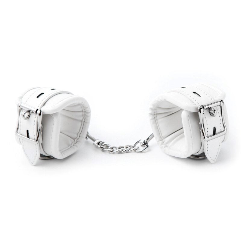 BANNED Soft Leather Elastic Sponge Cuffs - - Cuffs and Restraints