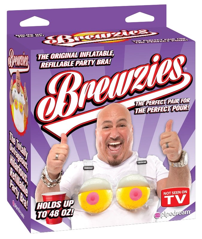 Pipedream Products Pipedream Brewzies Inflatable Novelty Bra Party Accessory - Fancy Dress Ups