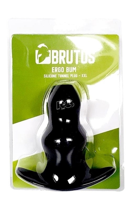 Brutus Open Wide Silicone Twin Tip Butt Plug Dual Stimulation Design - - Anal Dildos