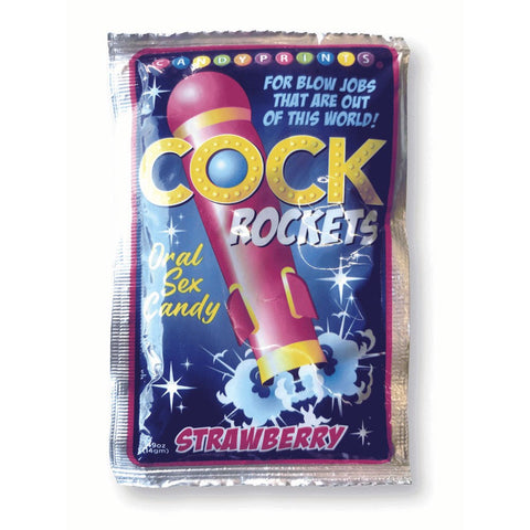 Little Genie Cock Rockets Flavored Edible Candies for Oral Play - Bachelorette and Bucks