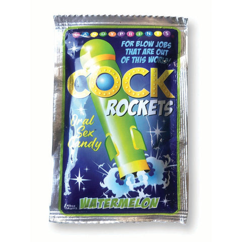 Little Genie Cock Rockets Flavored Edible Candies for Oral Play - Bachelorette and Bucks