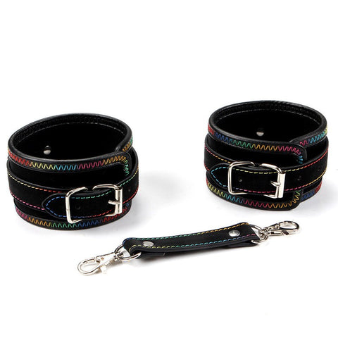 BDStyle Color Thread Wrist and Ankle Cuffs for Bondage Restraint Play - Cuffs and Restraints