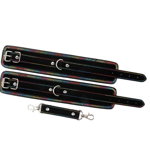 BDStyle Color Thread Wrist and Ankle Cuffs for Bondage Restraint Play - Cuffs and Restraints