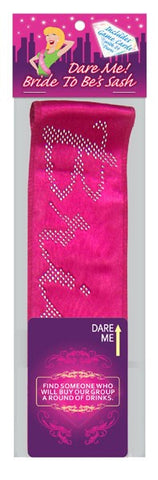 Kheper Games Dare Me Bride To Be Sash with Dare Cards - Fancy Dress Ups