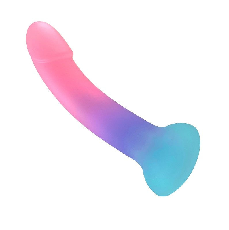 Love To Love Dildolls Liquid Silicone Dildo with Curved Design - - Realistic Dildos