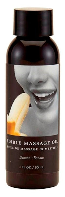 Earthly Body Edible Massage Oil 59ml Natural Vegan Intimate Enhancement - - Sex Pheromones and Perfumes