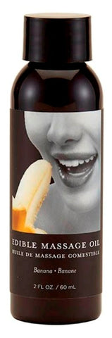 Earthly Body Edible Massage Oil 59ml Natural Vegan Intimate Enhancement - Sex Pheromones and Perfumes